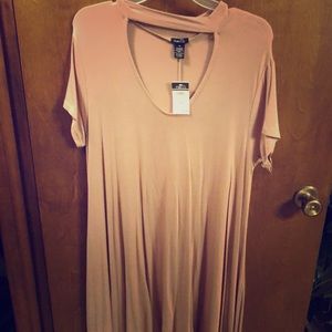 Tan cotton dress